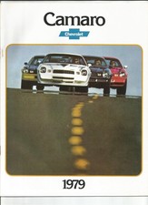 Original 1979 Chevrolet Camaro Berlinetta Rally Sport Dealer Sales Brochure Original 1979 Chevrolet Camaro Berlinetta Rally Sport Dealer Sales Brochure