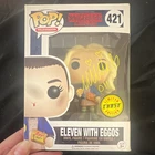 Funko Pop! Television Stranger Things Eleven w/ Eggos #421 Chase LE Autographed