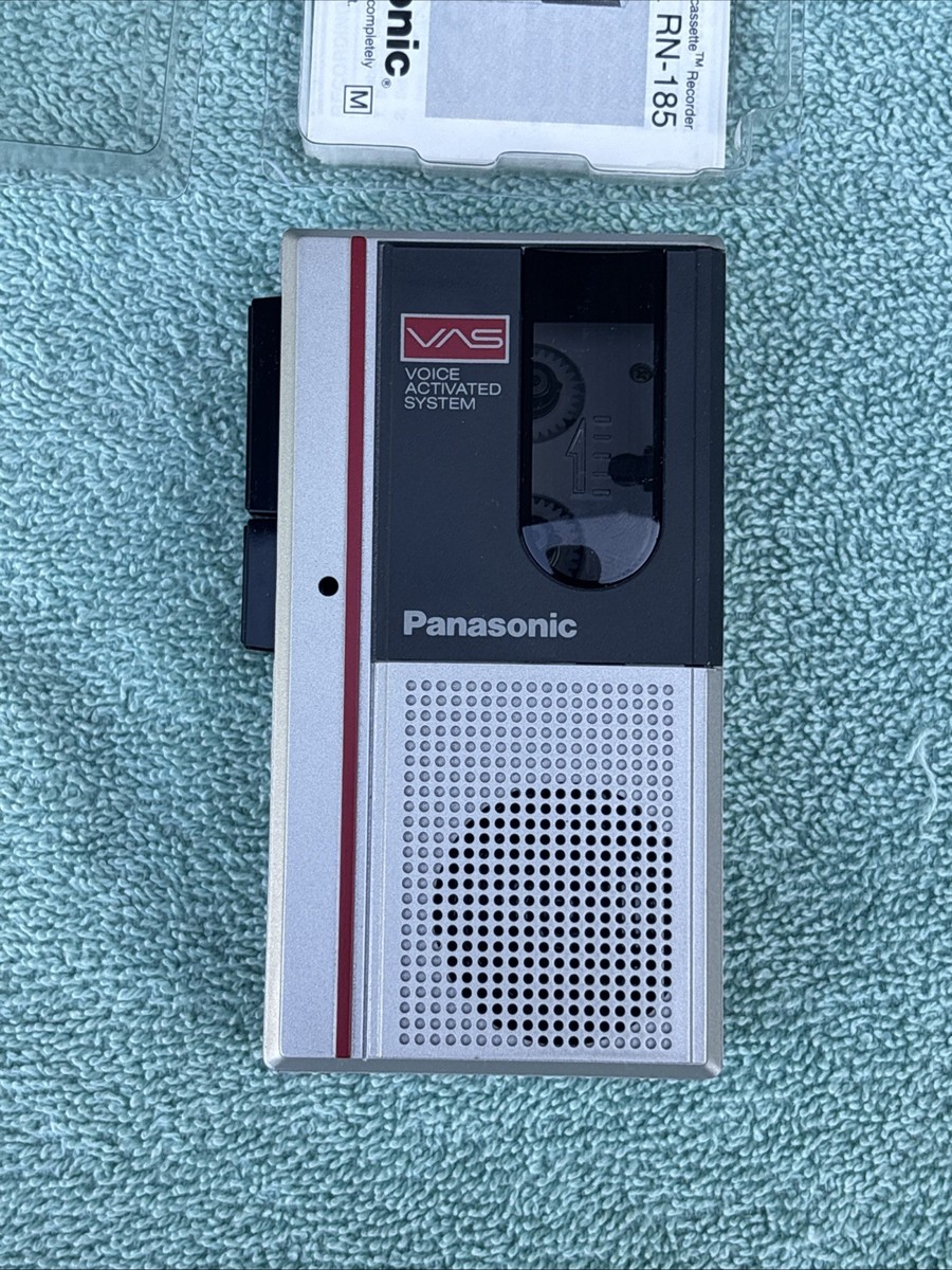 Vintage Panasonic Model RN-185 Microcassette Pocket Recorder
