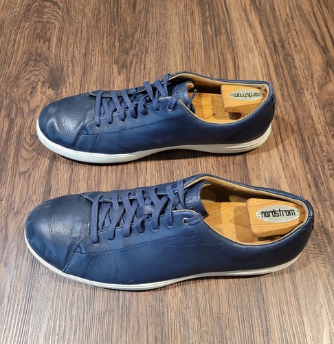 Herren Cole Haan Grand OS Crosscourt II Turnschuhe Größe 11,5M Blau Leder C26522 - Bild 7 von 10