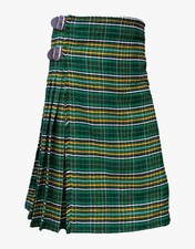 Scottish Traditional Handmade Ireland national Tartan Kilt for men Custom Made