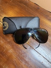 Vintage Bausch  Lomb Ray-Ban USA Wings Aviator Sunglasses w/ Case 1980s
