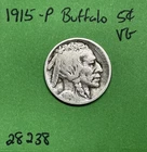 1915-P Buffalo 🦬 Indian Head Nickel 5c Cent Piece Vg Very Good