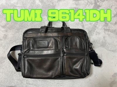 TUMI 96141DH Black Business Bag Rare Color Shoulder Tote Multi Pocket