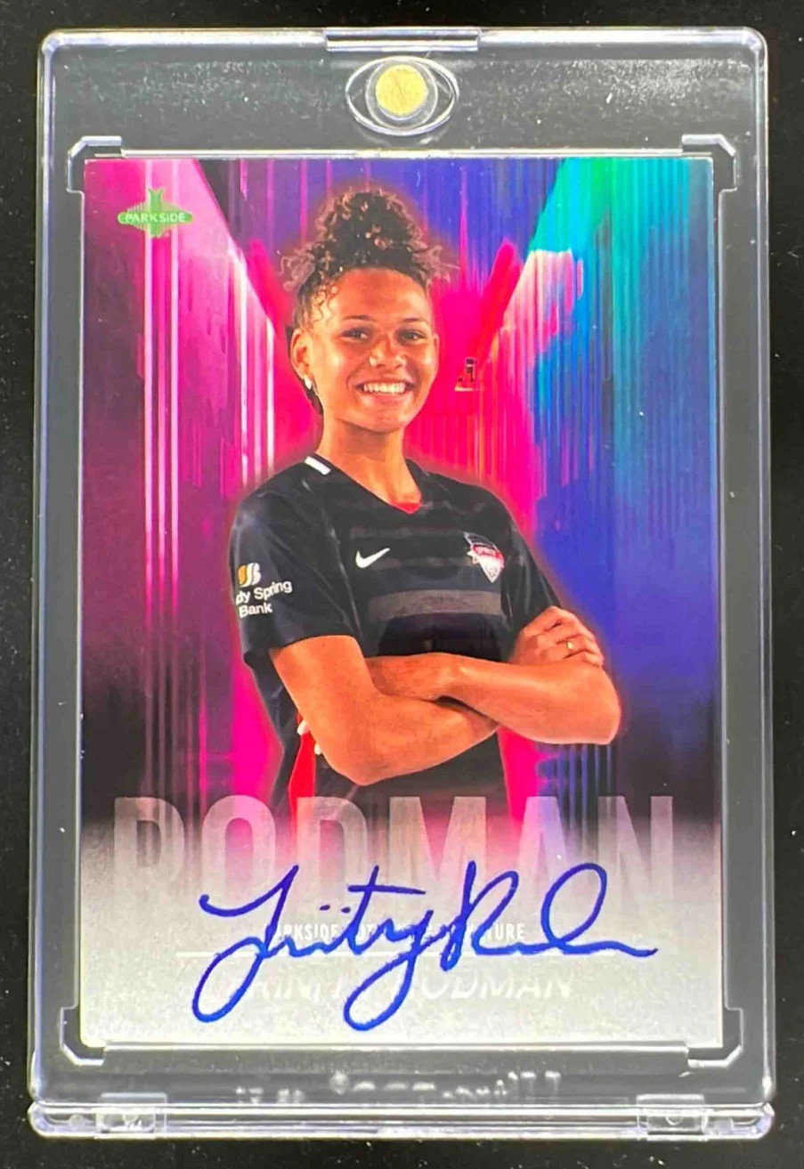 2021 Parkside NWSL Premier Edition Blue Ink #SS-TR Trinity Rodman Auto