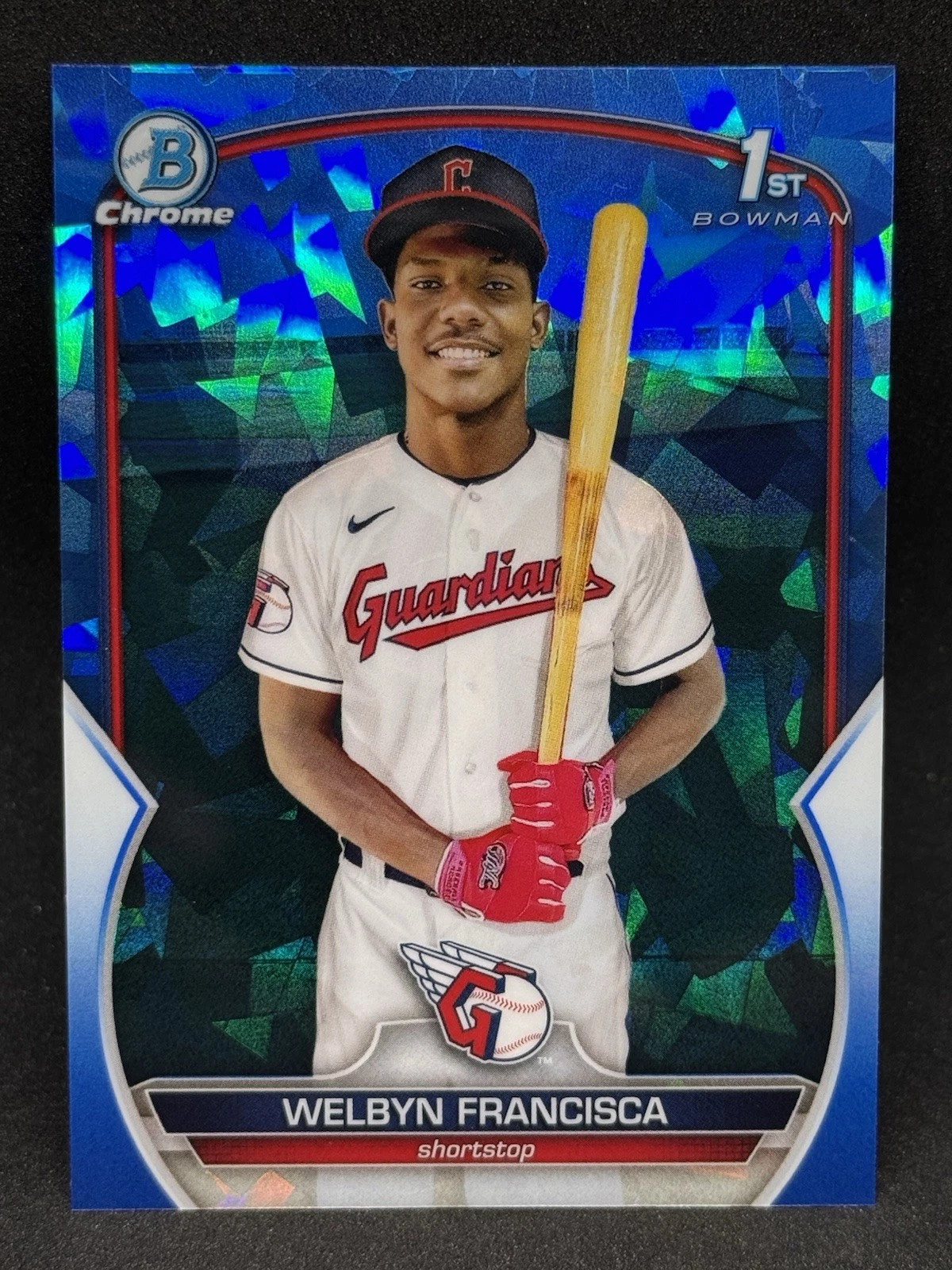 Welbyn Francisca 2023 Bowman Chrome 1st Sapphire #BCP-228 - Guardians