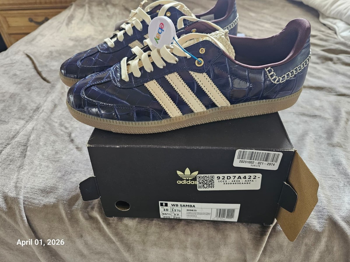 Men's Size 12 (US) Adidas Wales Bonner x Samba OG Croc