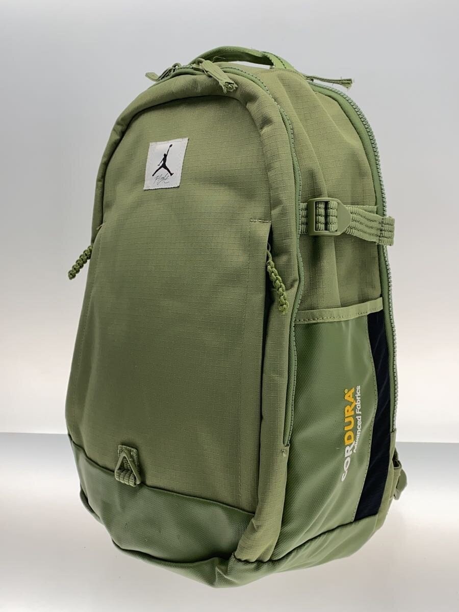 NIKE Backpack, Polyester, KHK, Solid Color, MA079… - image 2