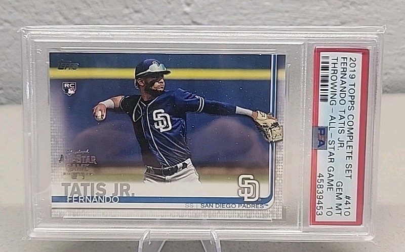 Fernando Tatis Jr 2019 Topps Factory Set All-Star Game #410 Rookie RC PSA 10