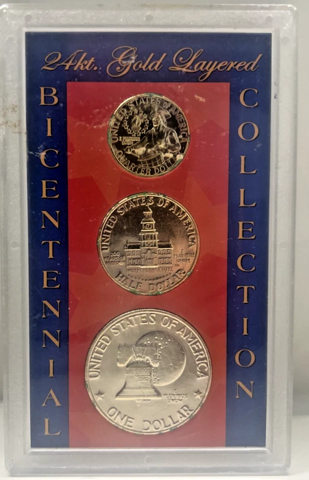 24 Kt. Gold Layered Bicentennial Collection 1976 - Image 2 of 2
