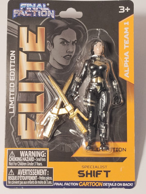 final faction Limited Edition, Gold Edition,  Specialist Shift New Action Figure