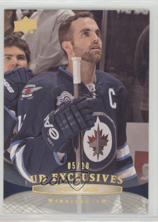 2011-12 Upper Deck High Gloss UD Exclusives 5/10 Andrew Ladd #257 2d8