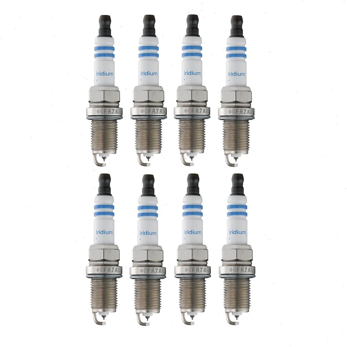 8 pc Bosch Double Iridium Spark Plugs for 2005-2006 Mercedes-Benz C55 AMG wo