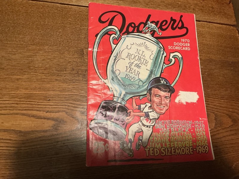 Los Angeles Dodgers,1970 Scorecard,Rookie of the Year,38p,complete,Seaver,Ryan++