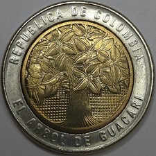 1995 Columbia 500 Pesos - Uncirculated (Lot#1)