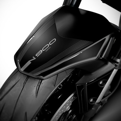 3D Resin Mudguard Stickers for Kawasaki Z 900 2026 FM-1208 Ebony