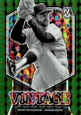 2021 Panini Mosaic #V11 Bert Blyleven Vintage Green