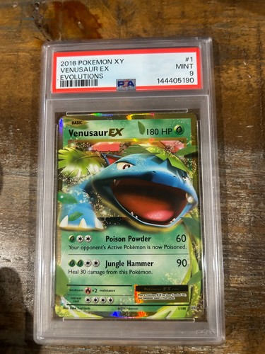 Venusaur-EX graded PSA 9 for sale on eBay