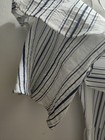 Navy Blue and White Jumpsuit.  Strip. Size Small.   It has a 26'' Waist. no Belt — photo 5