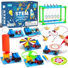 4 Set STEM Science Kits for Kids Age 8-12, Science Circuits Experiments