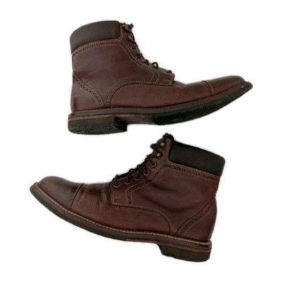 Johnston & Murphy Brown Leather Chukka Cap-Toe Boots with Lug Sole Men main image 3