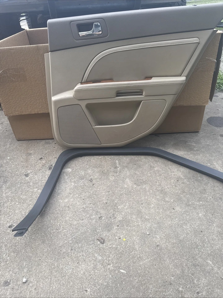 Interruptor de ventana trasera de cuero tostado panel puerta lateral pasajero Cadillac STS 2008-2011 Foto 2 de 4