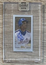 2019 Topps Clearly Authentic #TA-DS Darryl Strawberry T206 AUTO #/99