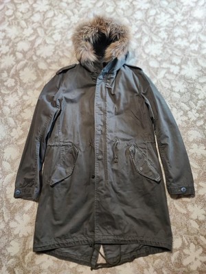 BEAMS MFG C O TYPE B 76B M Mod Coat Men New Size M Detachable Liner Fur