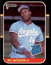 Bo Jackson 1987 Donruss RC #35 Kansas City Royals