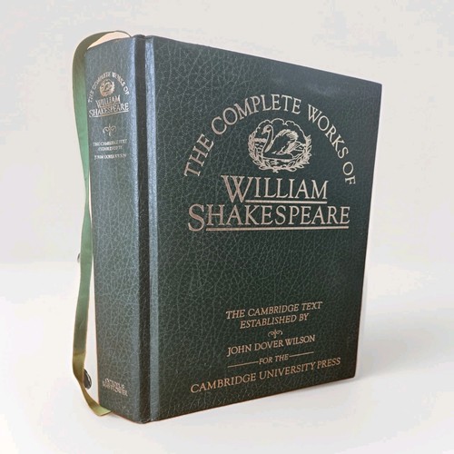 COMPLETE WORKS OF WILLIAM SHAKESPEARE Cambridge University Press faux leather