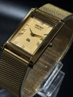 Vintage Seiko Slim Quartz Men's Wrist Watch | Golden Plated | Golden Dial