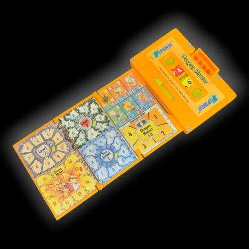 Vintage 1987 FLIPSIDERS DRAGON MASTER * Milton Bradley Pocket Game Great (read)