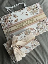 Dior Beauty Mother's Day Floral Gift Box Star Charm Shopping Bag NEW RARE