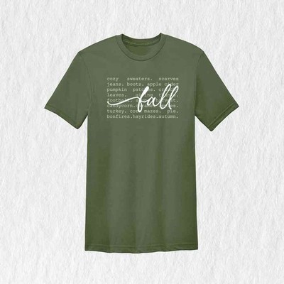 Fall Words Shirt, Fall Shirt, Autumn Shirt, Hello Fall Shirt, Thanksgiving Gift,