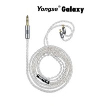Yongse Galaxy 8 Core 5N-Pure Silver Earphone ...