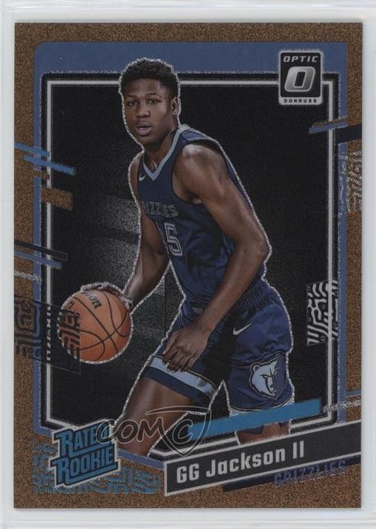 2023 Donruss Optic Rated Copper Glitter Prizm 5/99 GG Jackson II Rookie RC 14cm