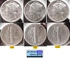 Vintage 1936 42 44S⌛US Mint World War II Silver Mercury Dimes🪙As Depicted🪙