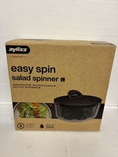 Zyliss Easy Spin Salad Spinner with vent brand new in box