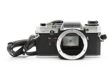 SALE  NEAR MINT  OLYMPUS OM-10 Silver 35mm SLR Film Camera Body From JAPAN