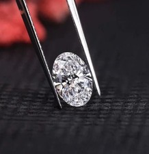 Loose CVD Diamond 2.90 Ct 8x10 mm Oval -D Color, IF CLARITY Certified Diamond
