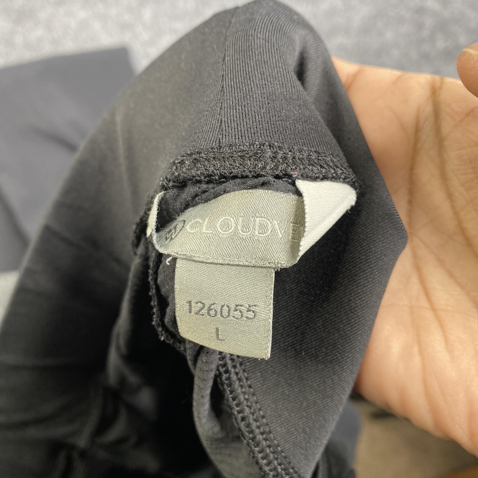 Cloudveil Pants Large Black Softshell Elastic Wai… - image 5