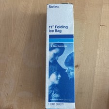Vintage Faultless 11" Folding Ice Bag 3 Quart