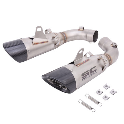 For Ducati Hypermotard 950/950 SP 2019-2025 Exhaust Muffler Mid Link Pipe