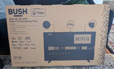 BUSH 43 Inch 43UT24SB 4K UHD HDR LED TiVo Freely TV - perfect condition