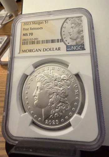 2023 American Morgan Silver Dollar - NGC - MS 70 - First Releases