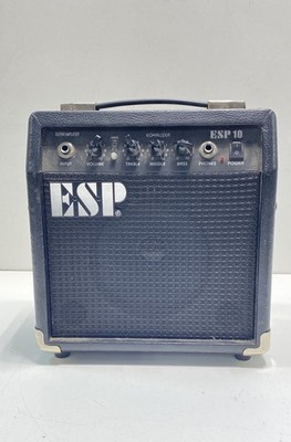 ESP Guitar Amplifier ESP10 Black Volume Equalizer Phones Power Cord