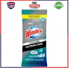 Windex Electronic Cleaning Wipes Anti-Static Ammonia-Free 25 Count