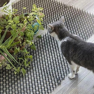 Neu 10 Stück Scat Matten Teil ABS Katze Scat Matten Humane Lösung Kunststoff S