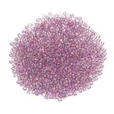 2000Pcs Glass Seed Beads 2mm Mini Glass Seed Spacer Bead Purple