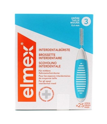 Elmex Interdentalbürste Blue ISO Gr. 3 0,6 mm 25 Stück , EAN8718951431195